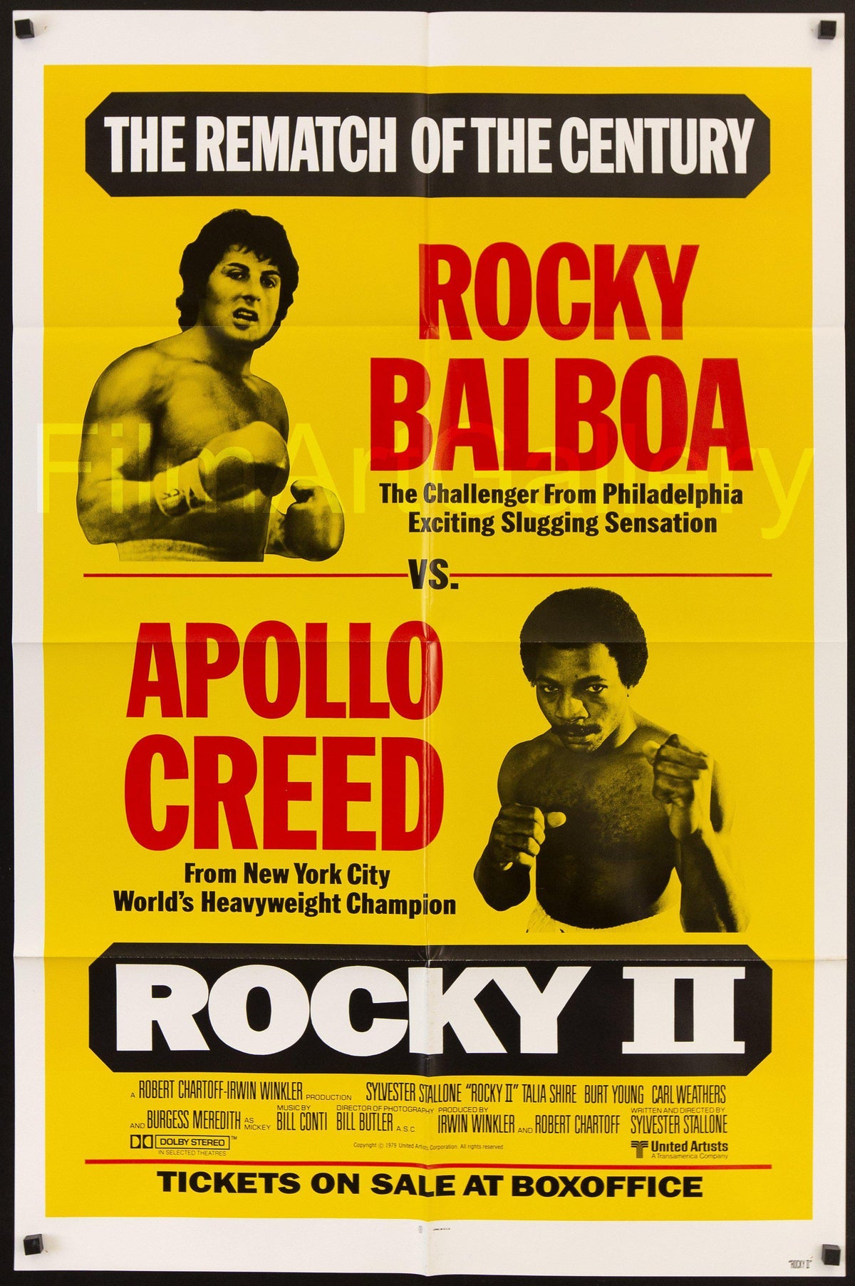 Rocky 2 Original Vintage Movie Poster