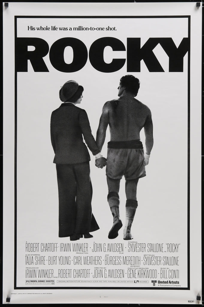 Rocky 1 Sheet (27x41) Original Vintage Movie Poster