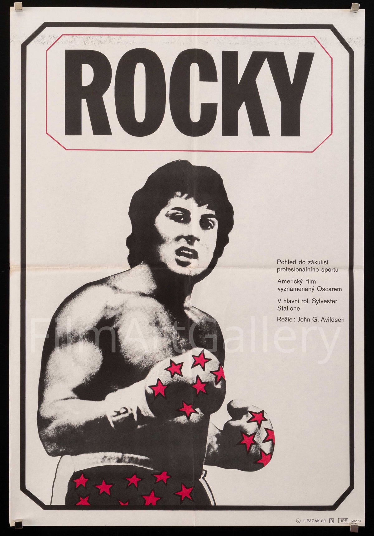 Rocky Czech (23x33) Original Vintage Movie Poster