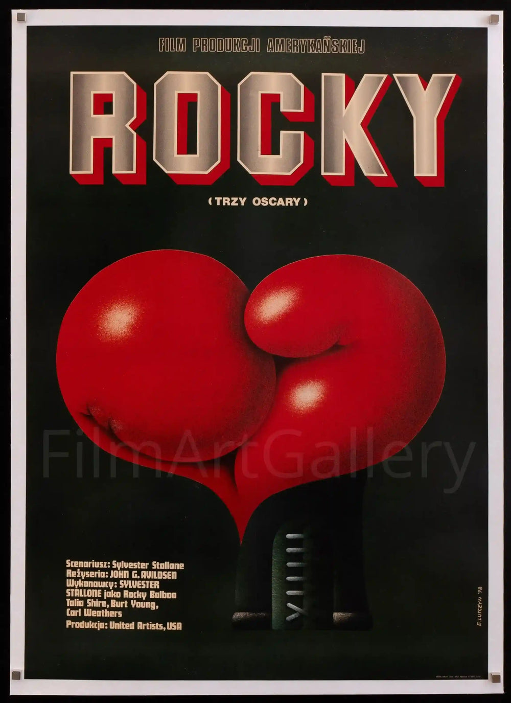 Rocky Original Vintage Movie Poster