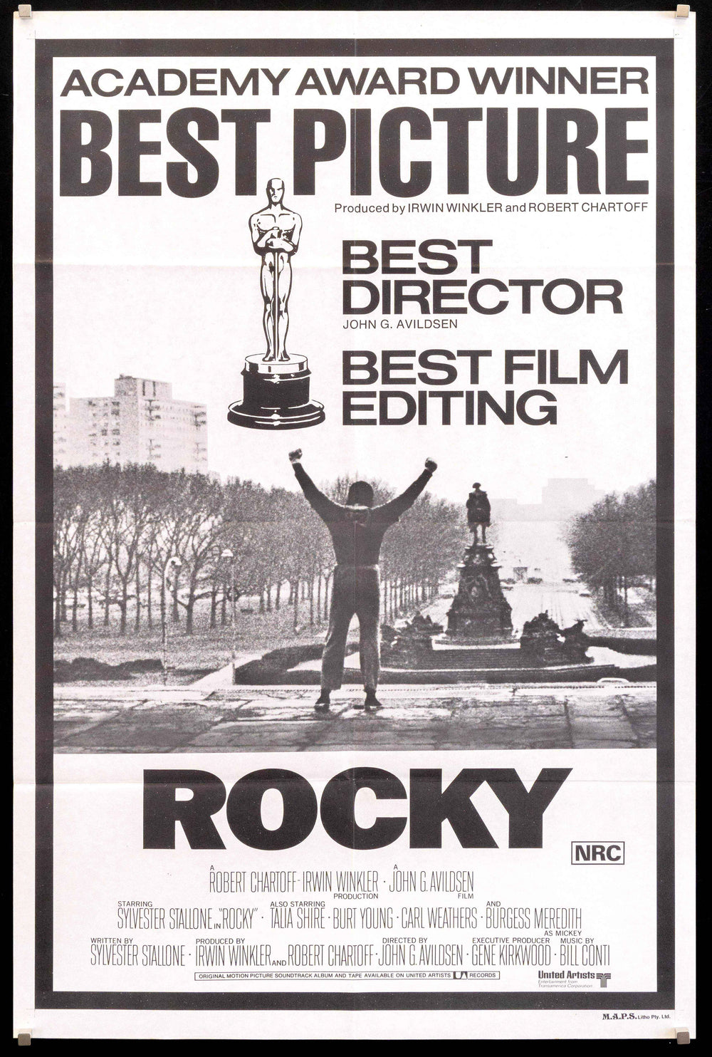 Rocky Original Vintage Movie Poster