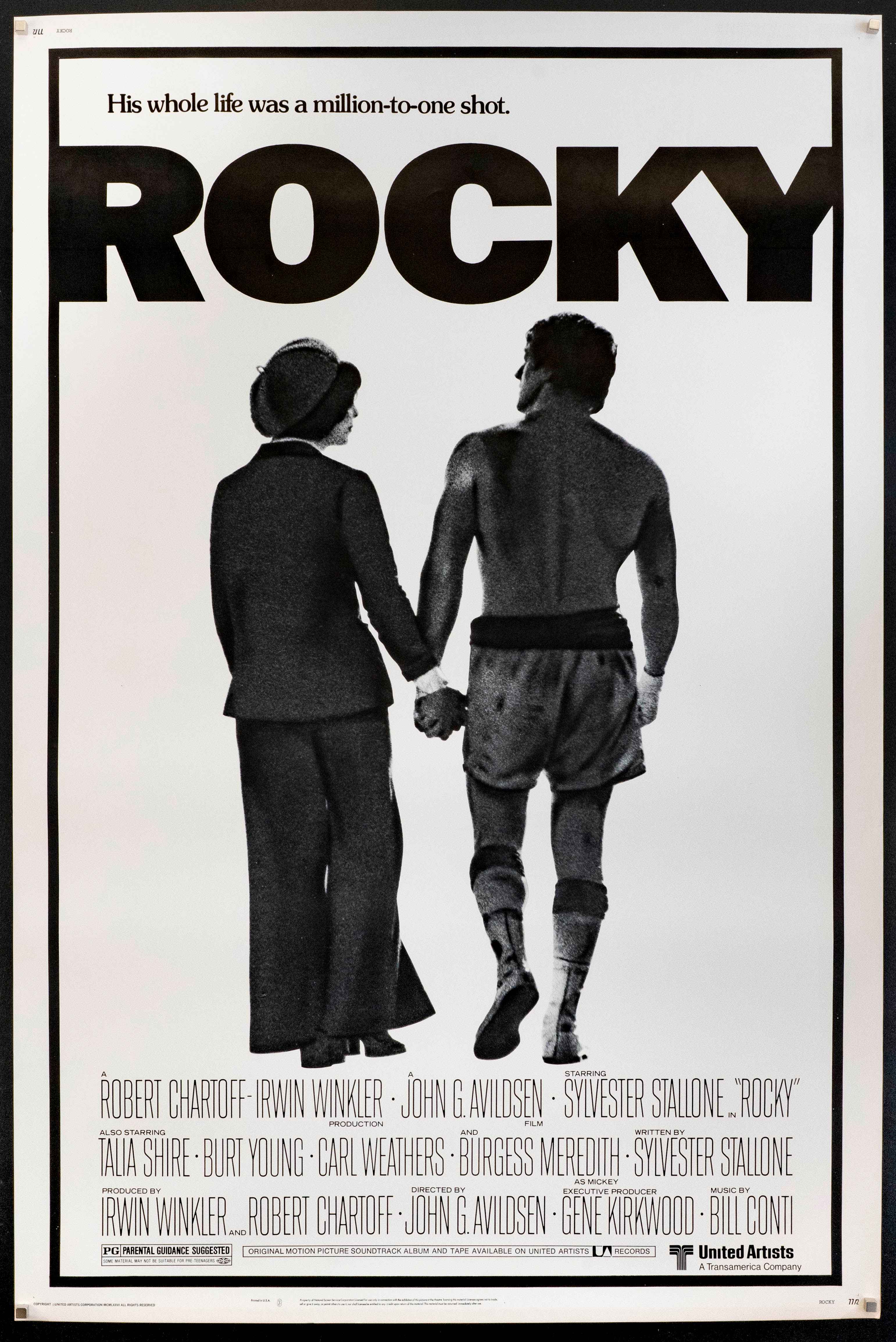 Rocky Movie Poster 1976 40x60