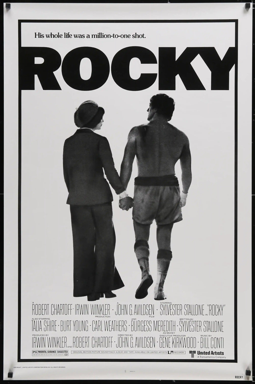 Rocky Original Vintage Movie Poster