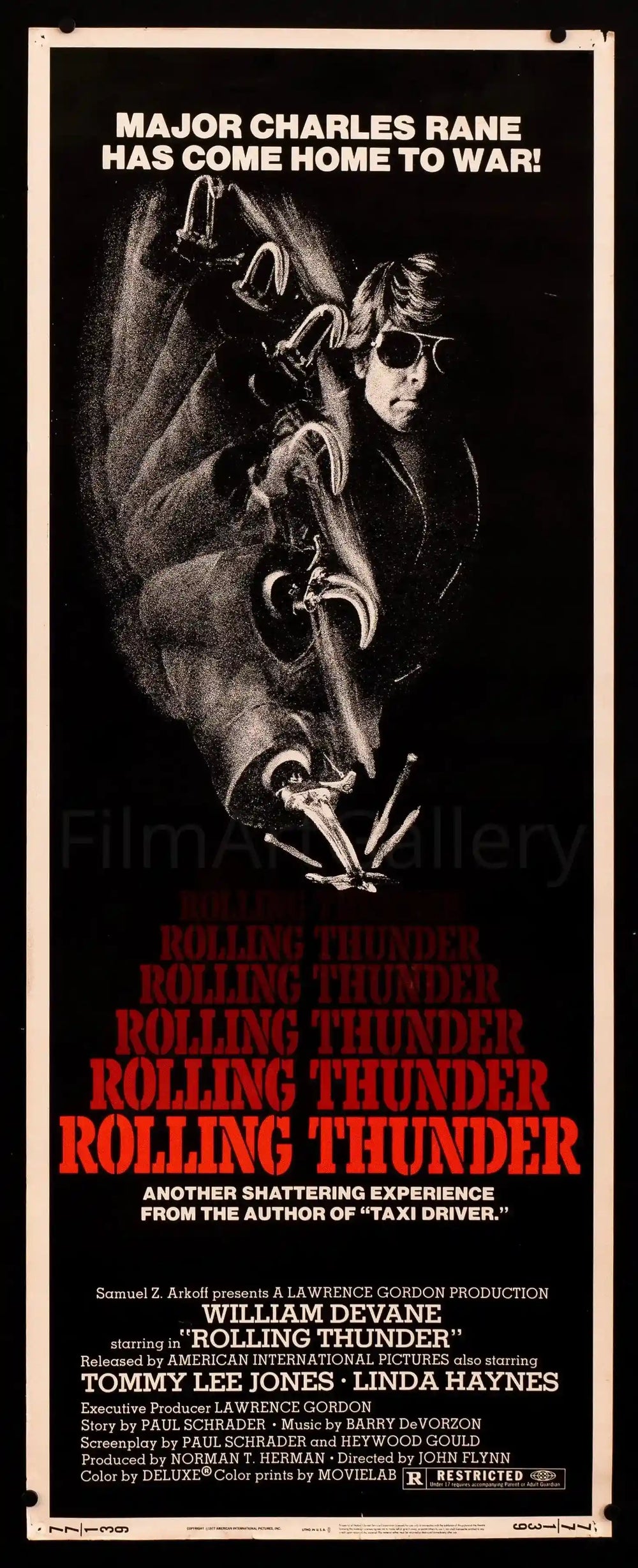 Rolling Thunder Original Vintage Movie Poster