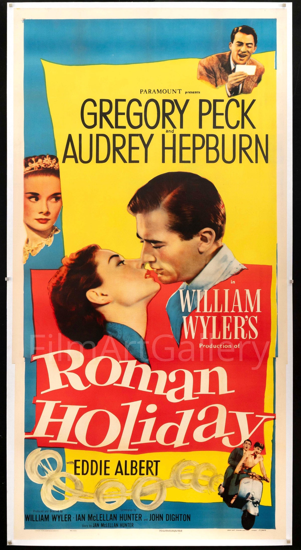 Roman Holiday Original Vintage Movie Poster