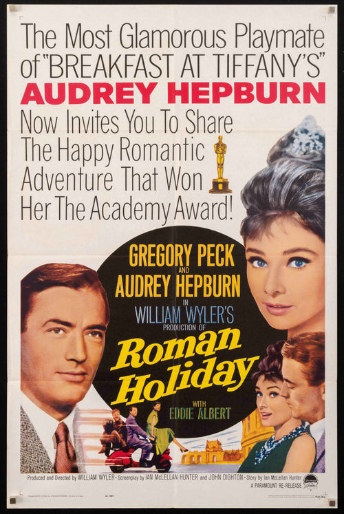 Roman Holiday Original Vintage Movie Poster