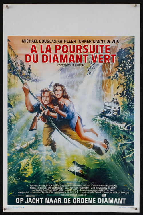 Romancing the Stone Original Vintage Movie Poster