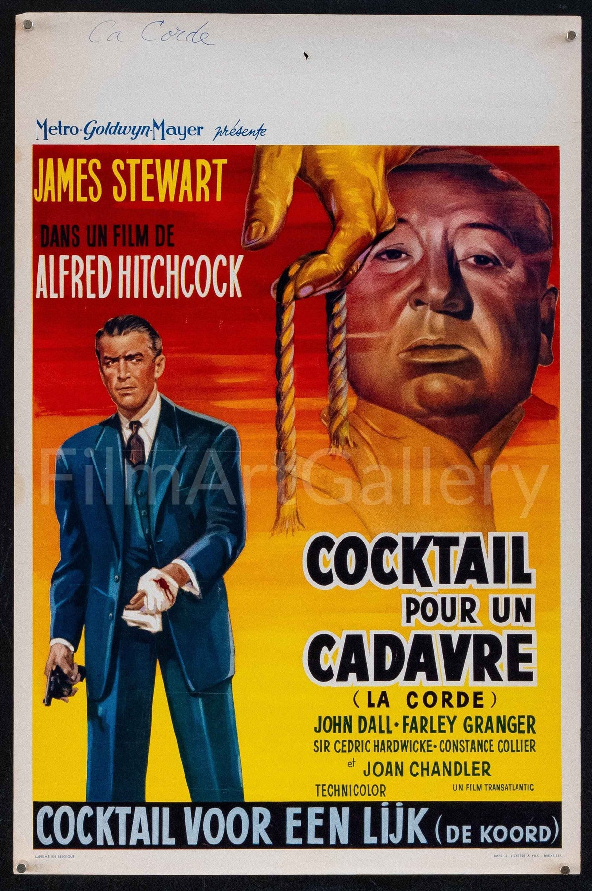 Rope Original Vintage Movie Poster