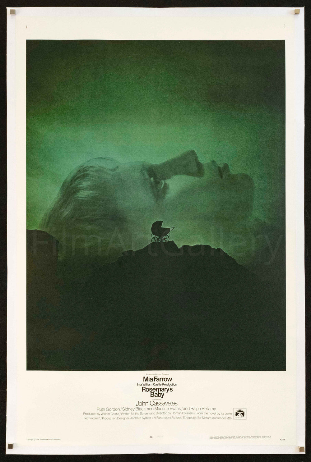 Rosemary's Baby Original Vintage Movie Poster
