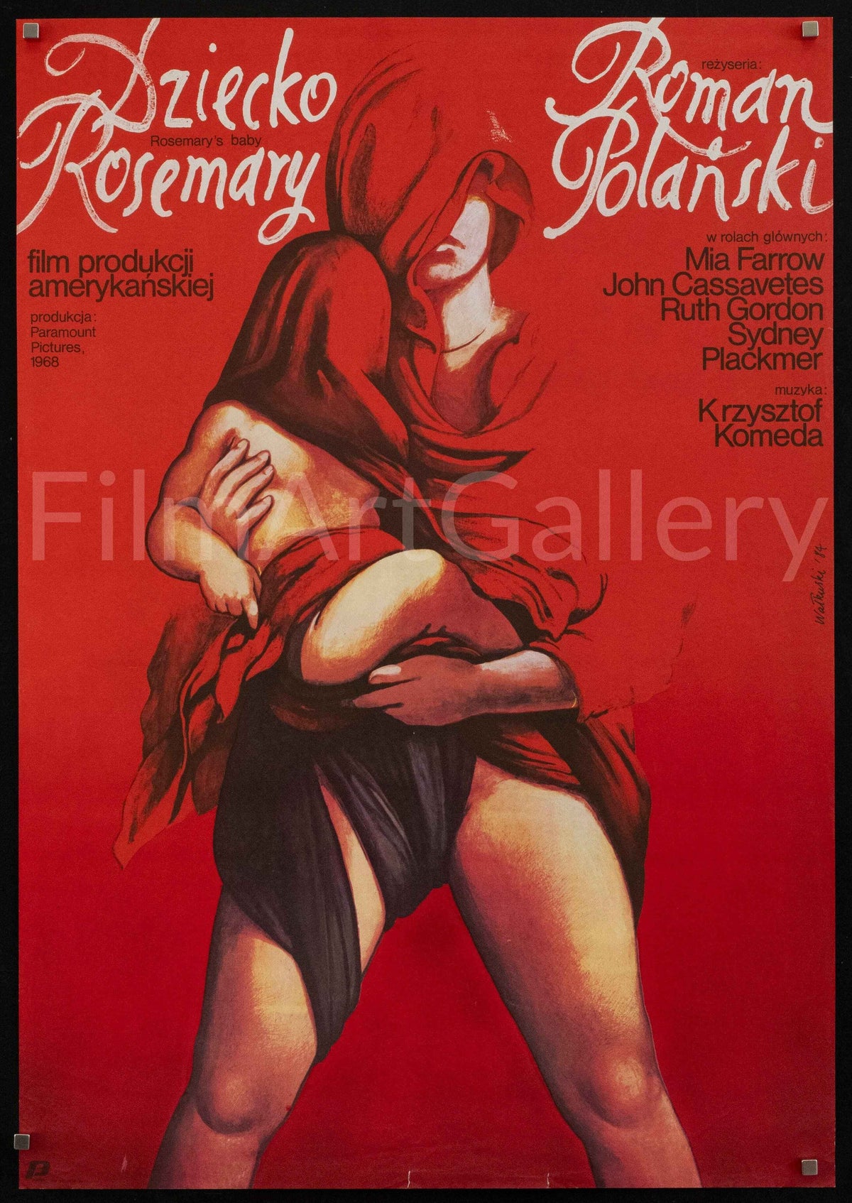 Rosemary's Baby Original Vintage Movie Poster