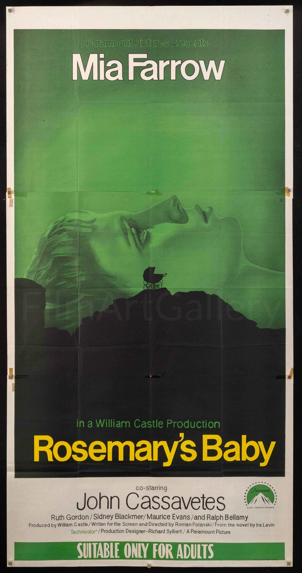 Rosemary's Baby Original Vintage Movie Poster