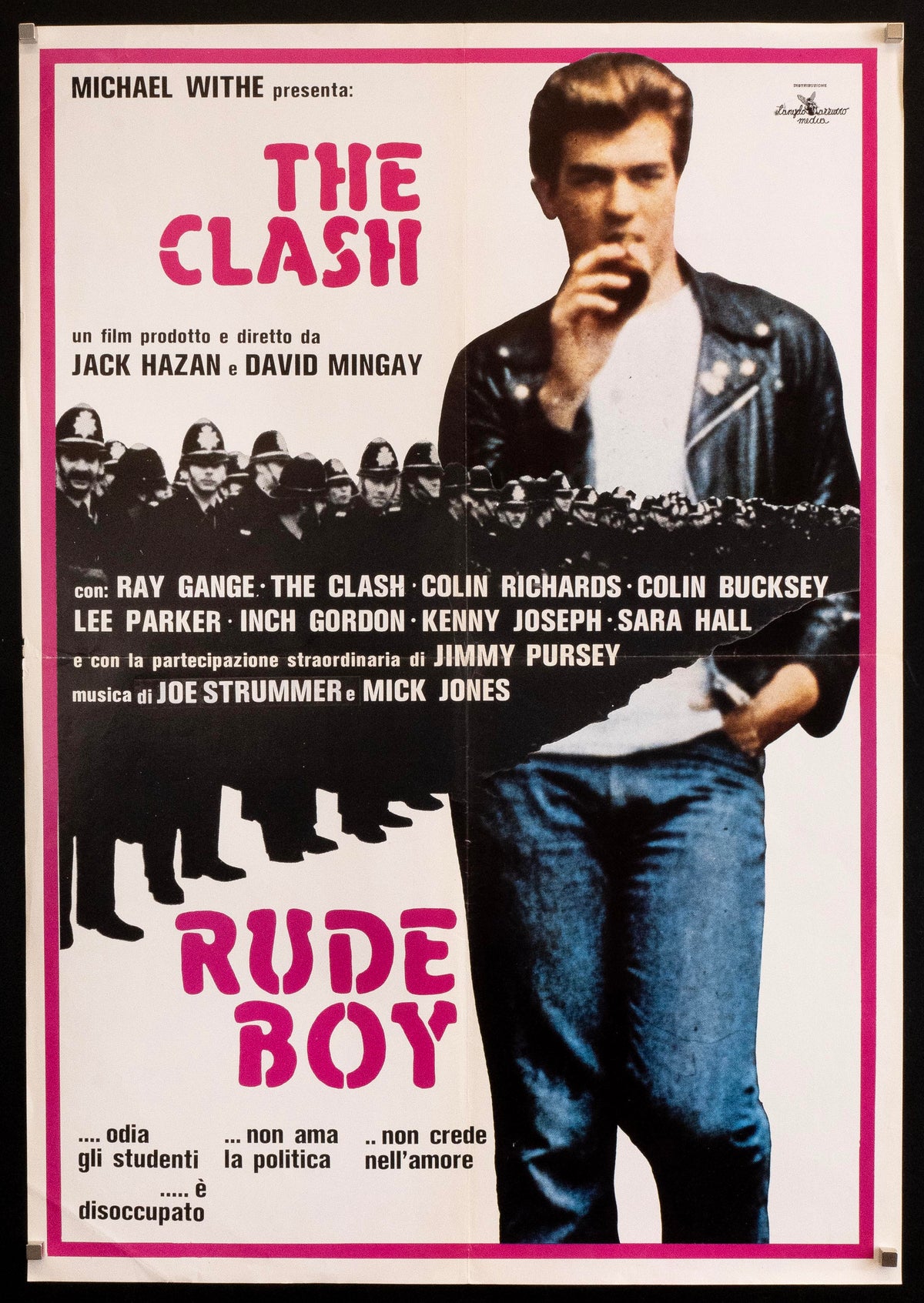 Rude Boy Italian 1 foglio (26x37) Original Vintage Movie Poster