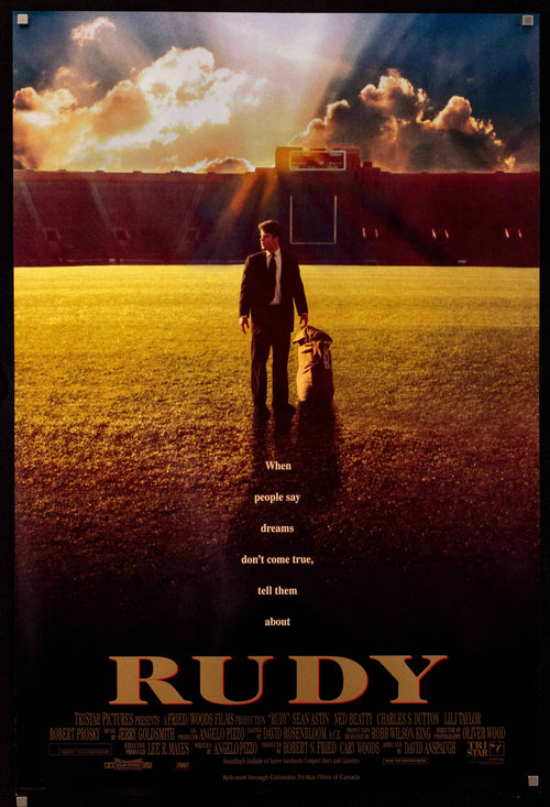 Rudy Original Vintage Movie Poster
