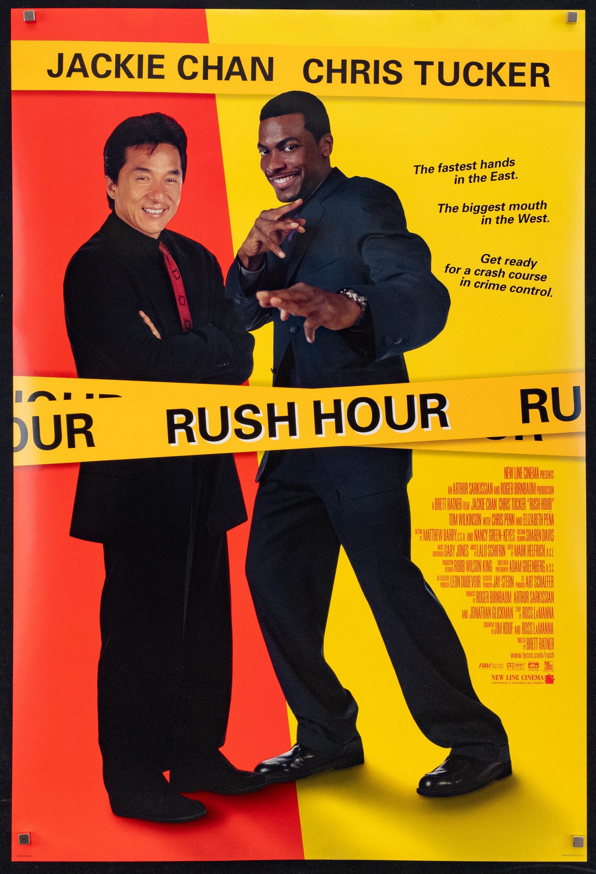 Rush Hour Original Vintage Movie Poster