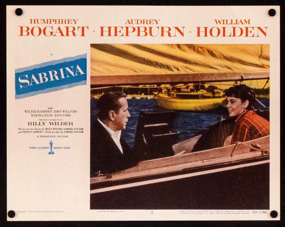 Sabrina Original Vintage Movie Poster