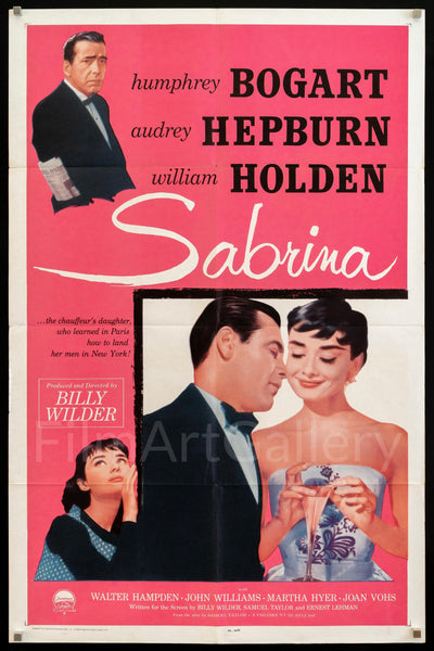 Sabrina Original Vintage Movie Poster