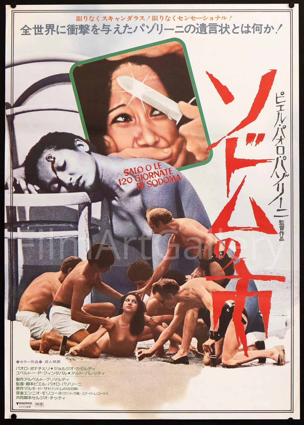 Salo Japanese 1 Panel (20x29) Original Vintage Movie Poster