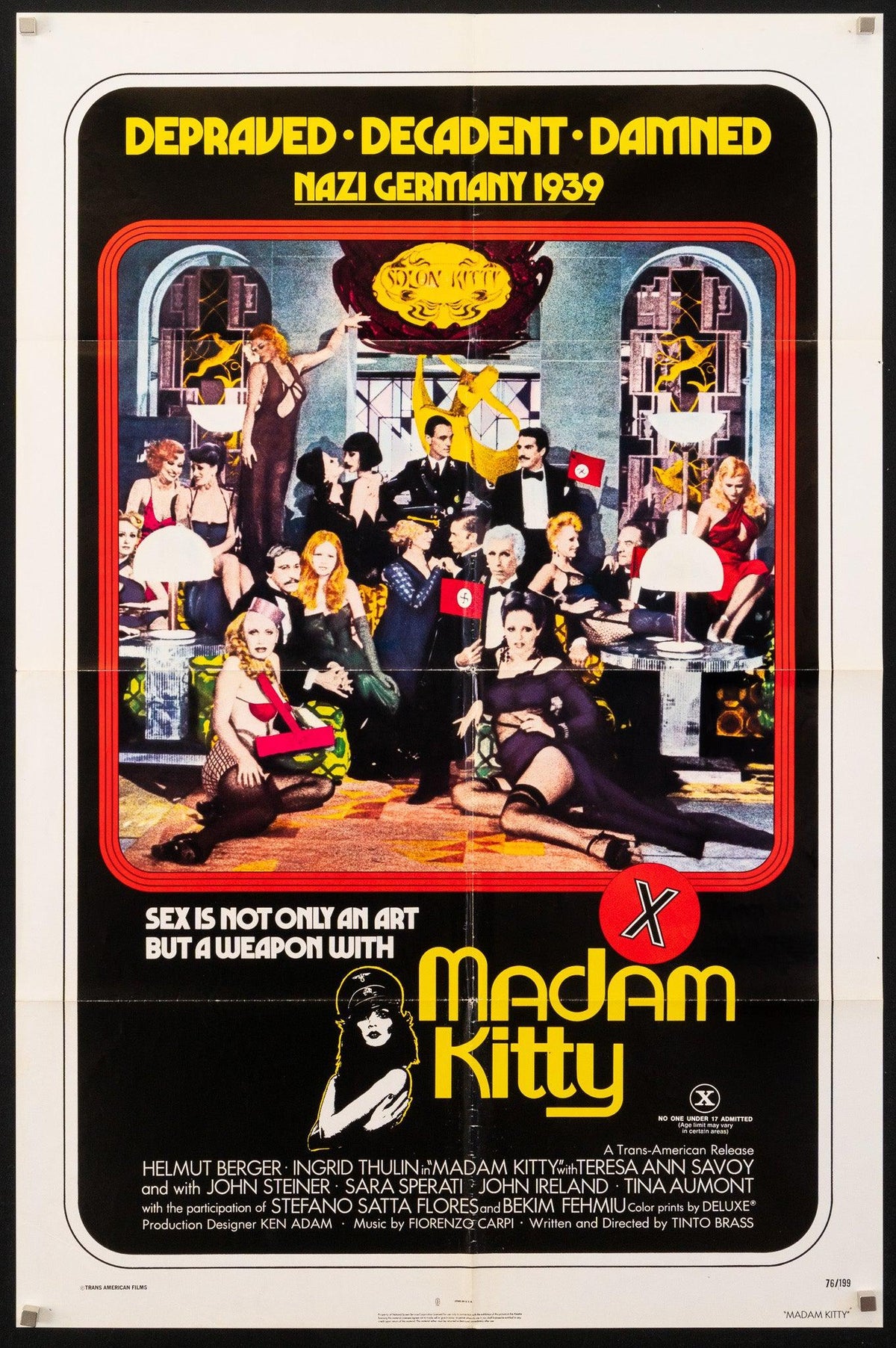 Salon Kitty Original Vintage Movie Poster