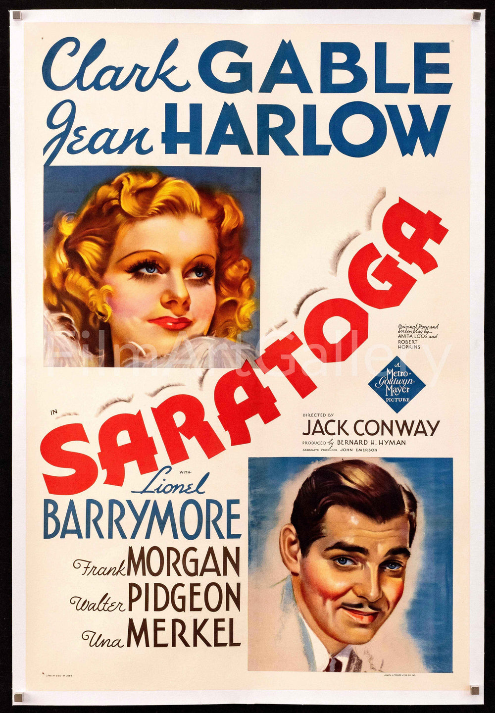 Saratoga Original Vintage Movie Poster
