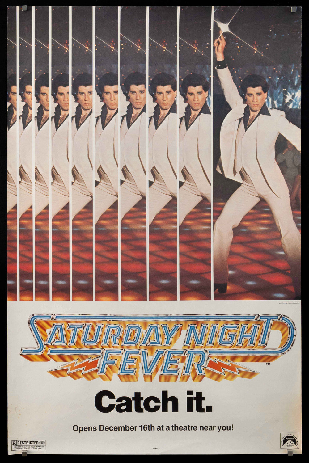 Saturday Night Fever Original Vintage Movie Poster