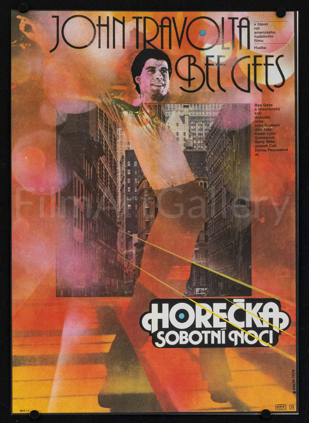 Saturday Night Fever Original Vintage Movie Poster