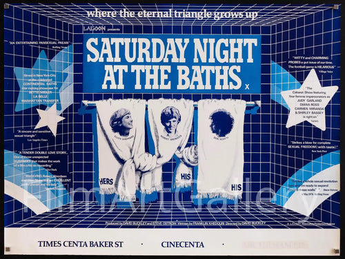 Saturday Night at the Baths Original Vintage Movie Poster