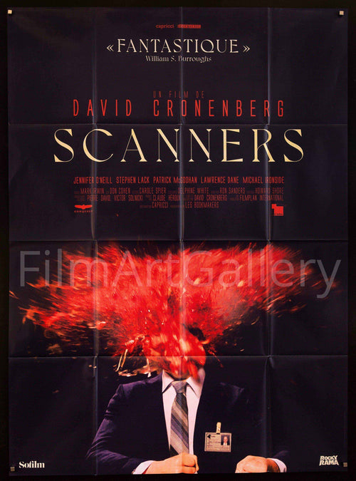 Scanners Original Vintage Movie Poster