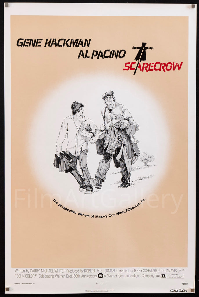 Scarecrow 1 Sheet (27x41) Original Vintage Movie Poster