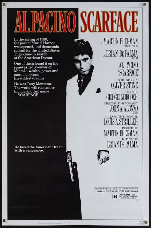 Scarface Original Vintage Movie Poster
