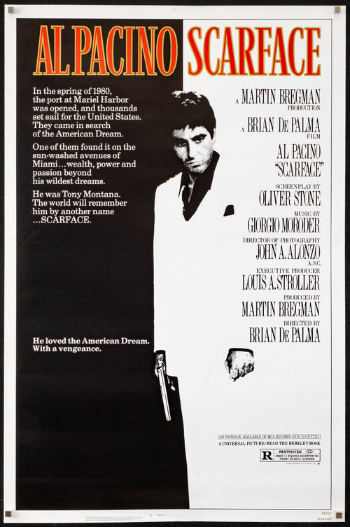 Scarface Original Vintage Movie Poster