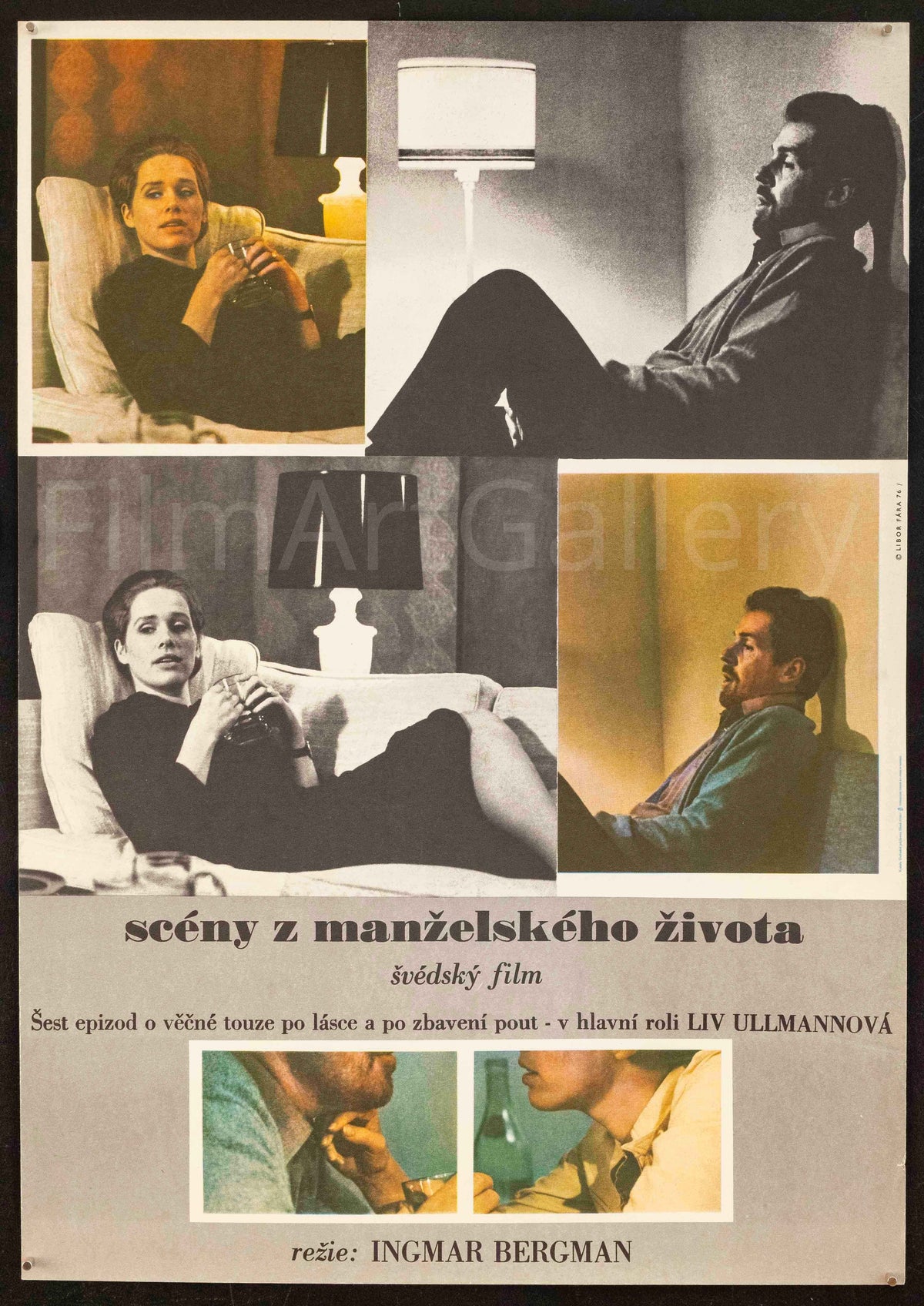 Scenes from a Marriage Original Vintage Movie Poster