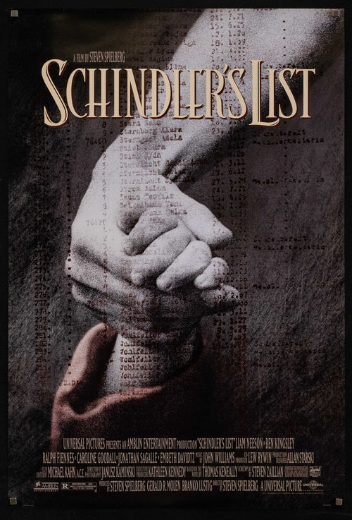 Schindler's List Original Vintage Movie Poster