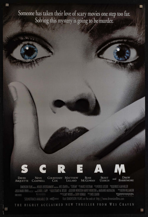 Scream Original Vintage Movie Poster