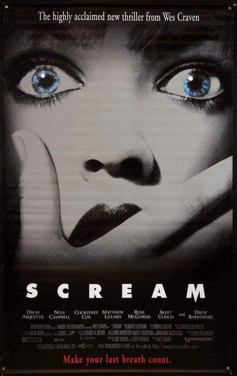 Scream Original Vintage Movie Poster