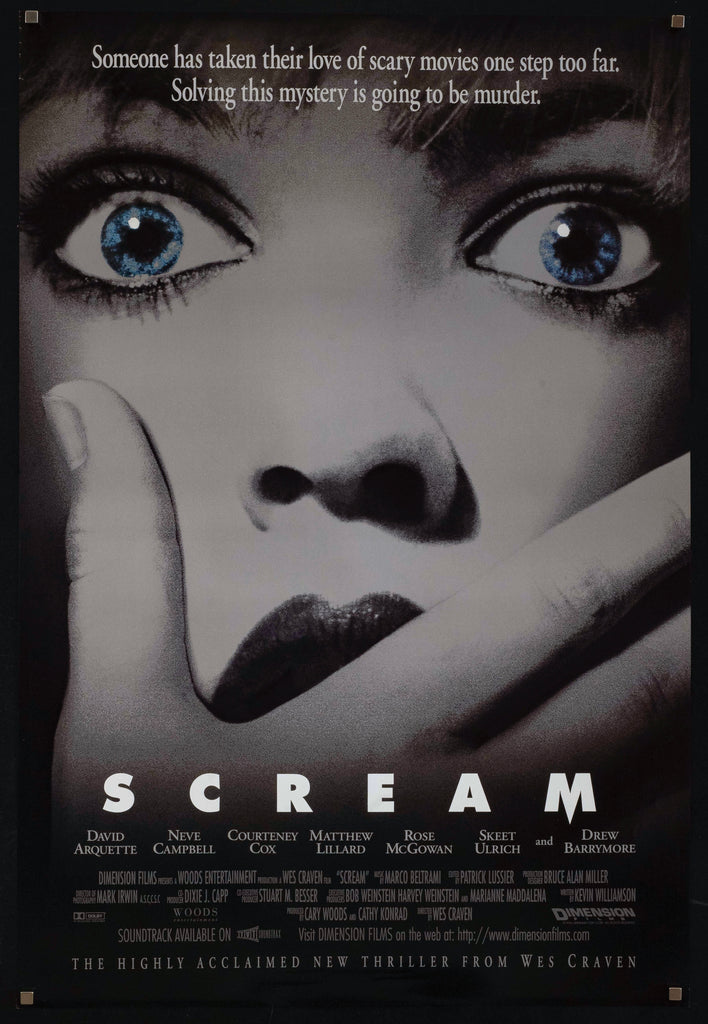 Scream Original Vintage Movie Poster