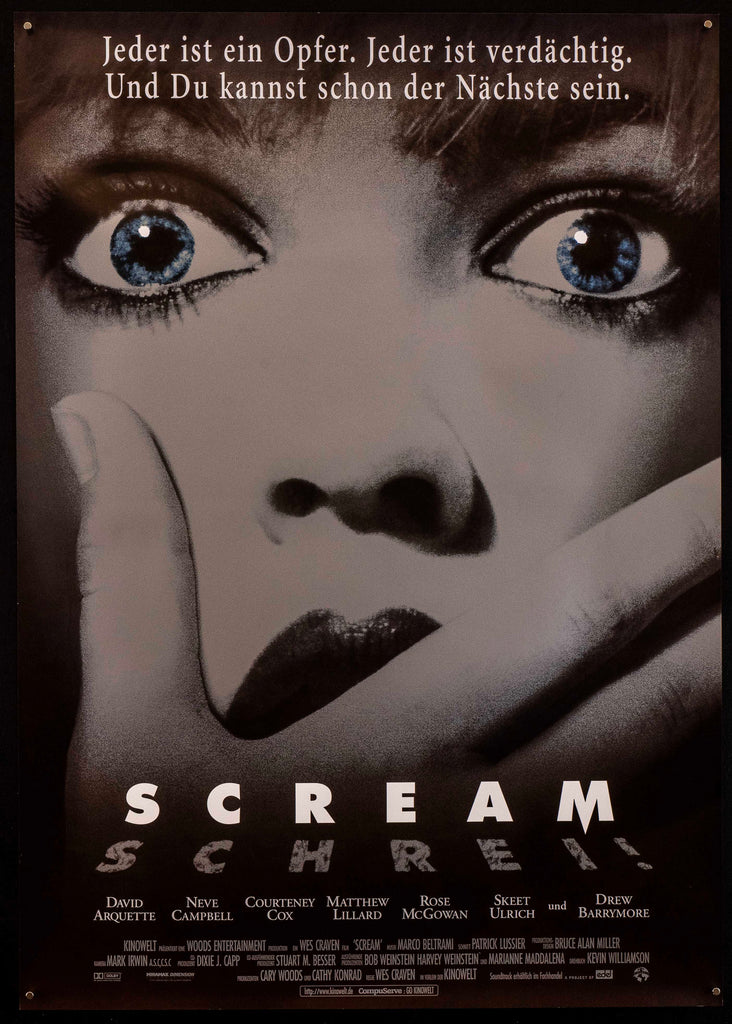 Scream Original Vintage Movie Poster