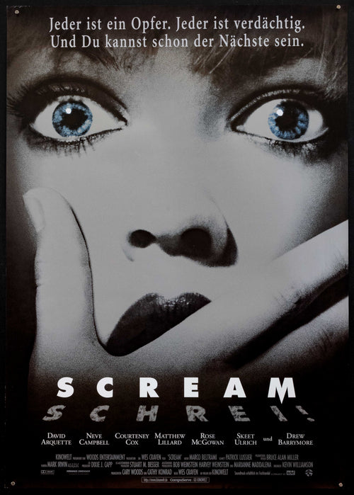 Scream Original Vintage Movie Poster