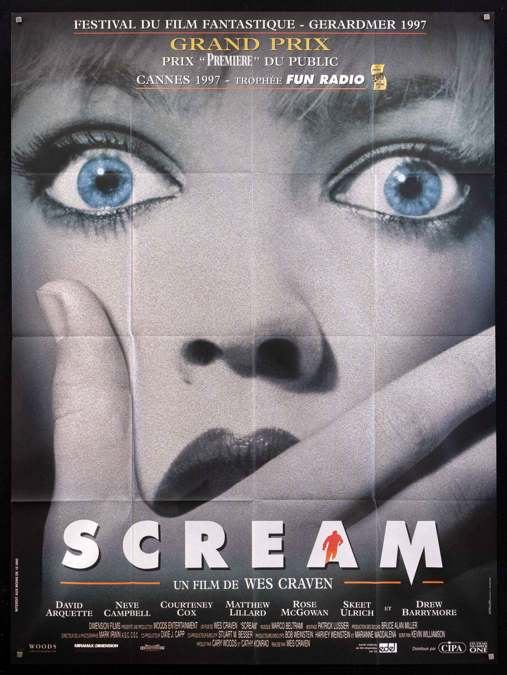 Scream Original Vintage Movie Poster