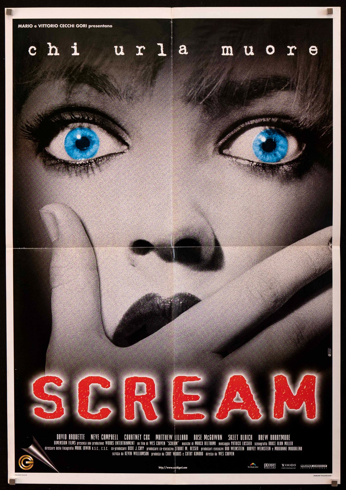 Scream Original Vintage Movie Poster