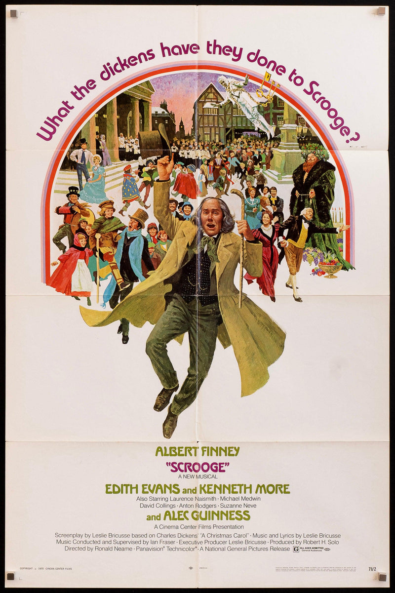 Scrooge 1 Sheet (27x41) Original Vintage Movie Poster