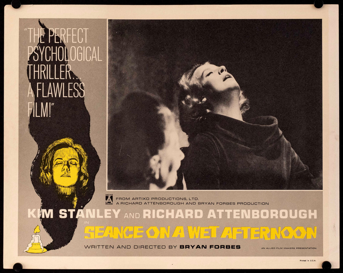 Seance on a Wet Afternoon Original Vintage Movie Poster