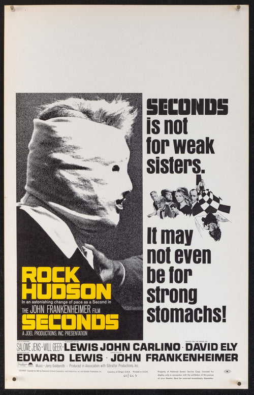 Seconds Original Vintage Movie Poster