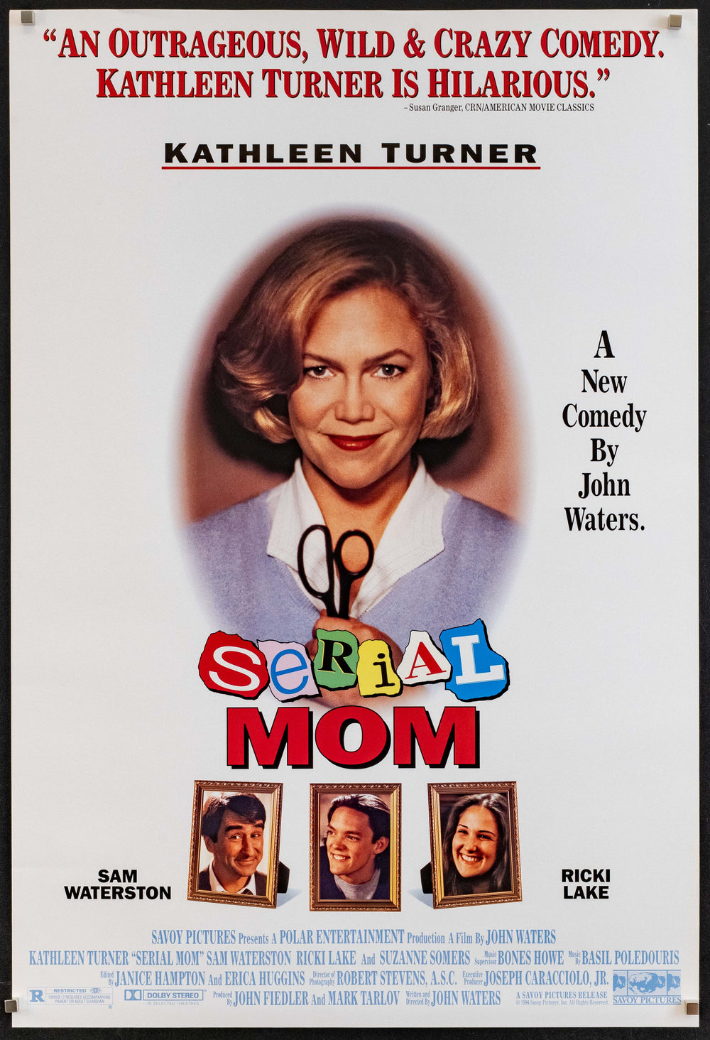Serial Mom Original Vintage Movie Poster