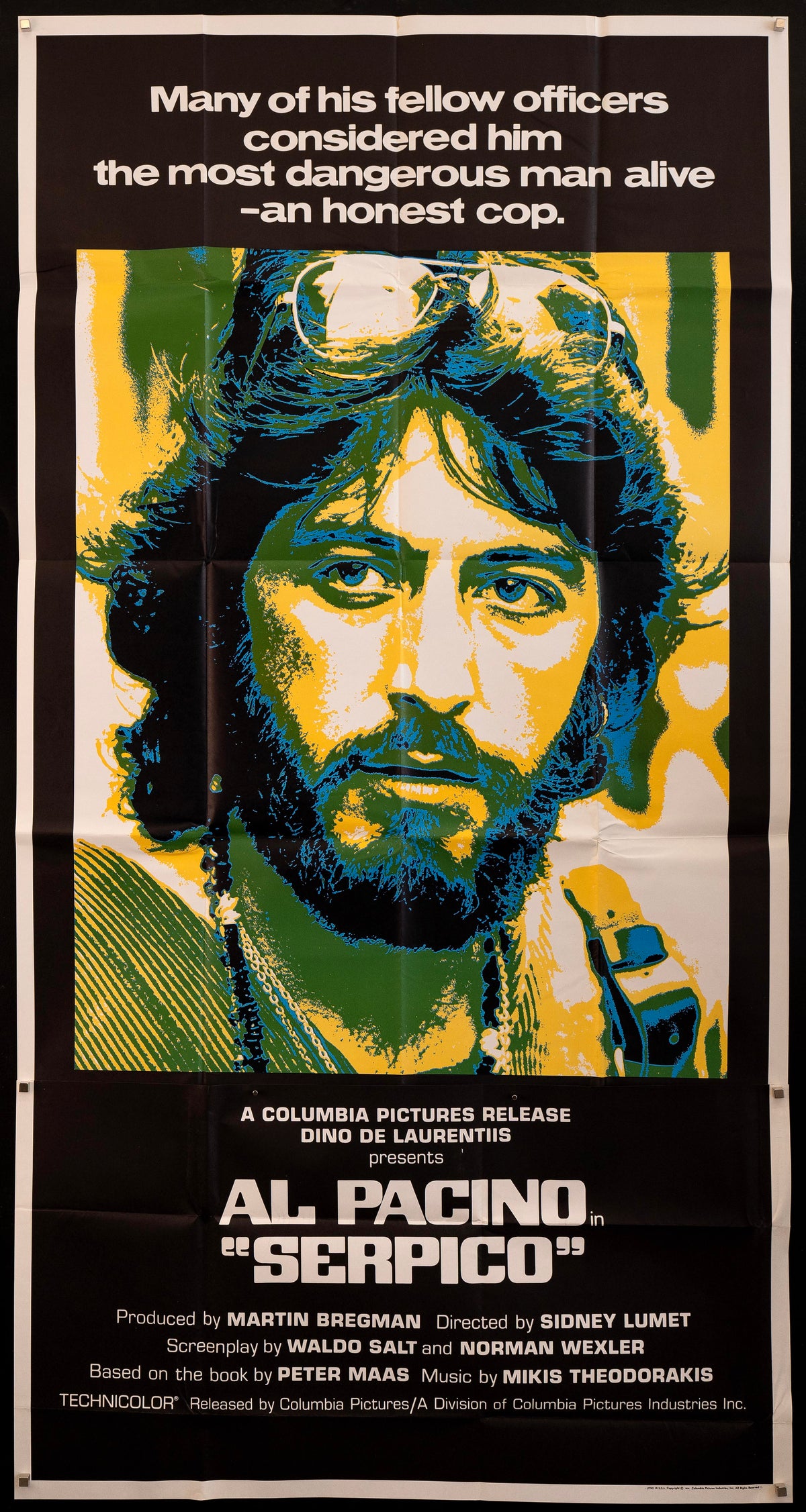 Serpico 3 Sheet (41x81) Original Vintage Movie Poster