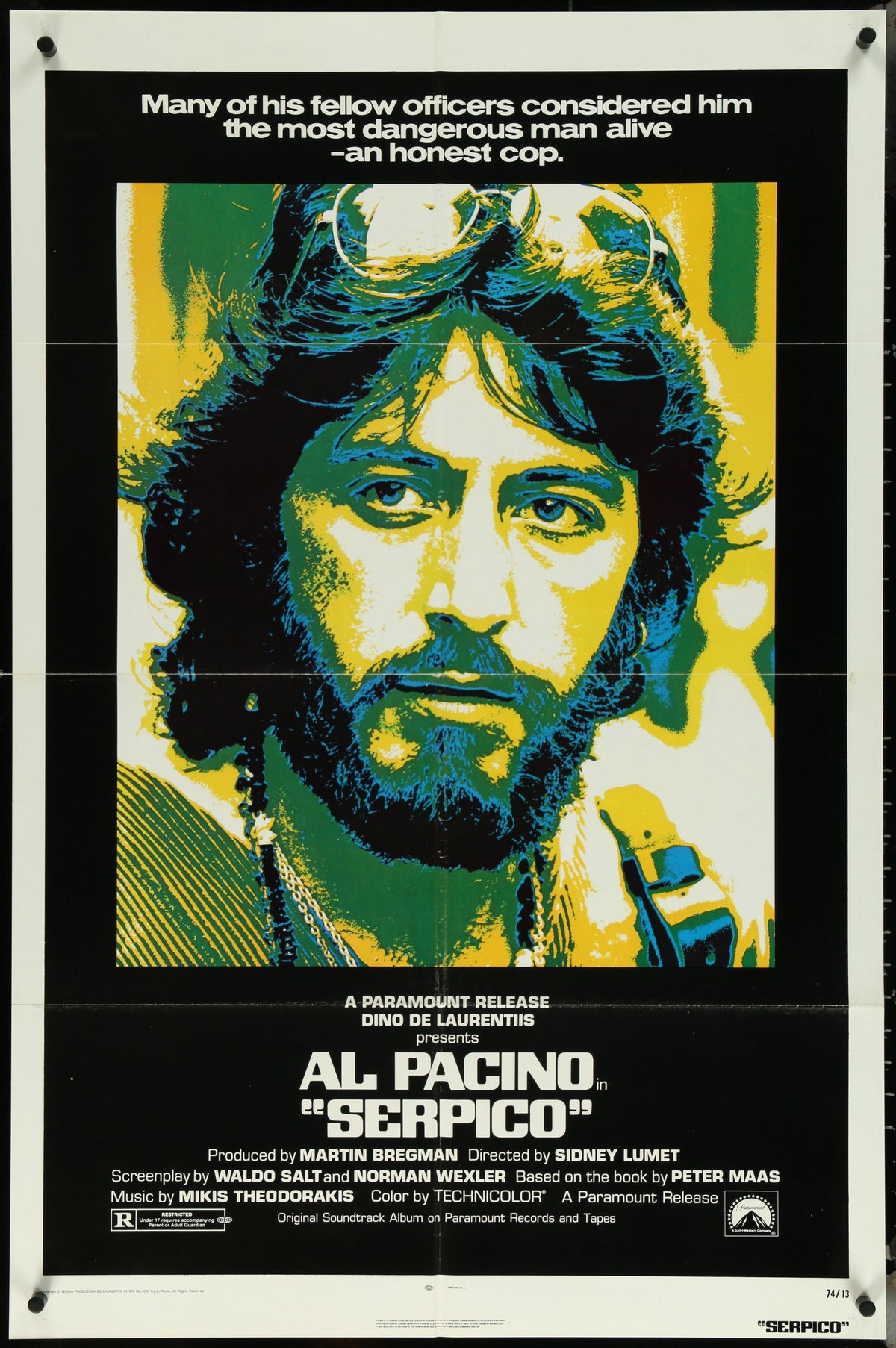 Serpico Original Vintage Movie Poster