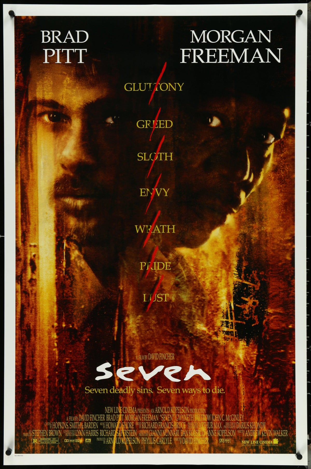 Seven Original Vintage Movie Poster