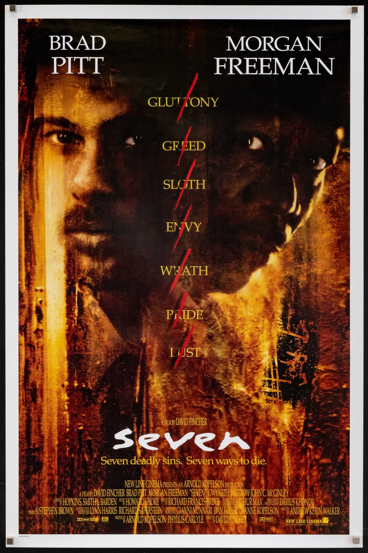 Seven Original Vintage Movie Poster