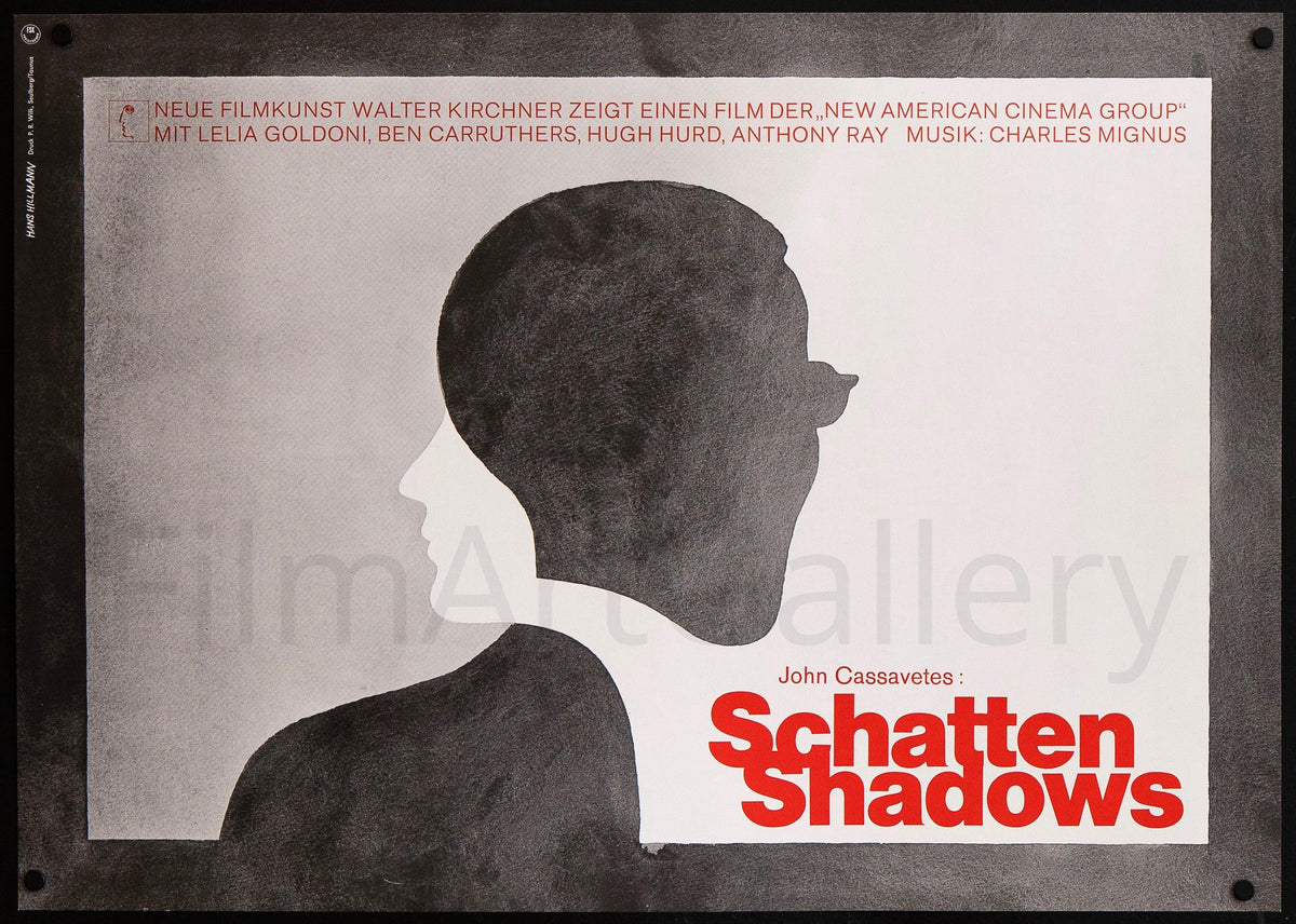 Shadows German A2 (16x24) Original Vintage Movie Poster