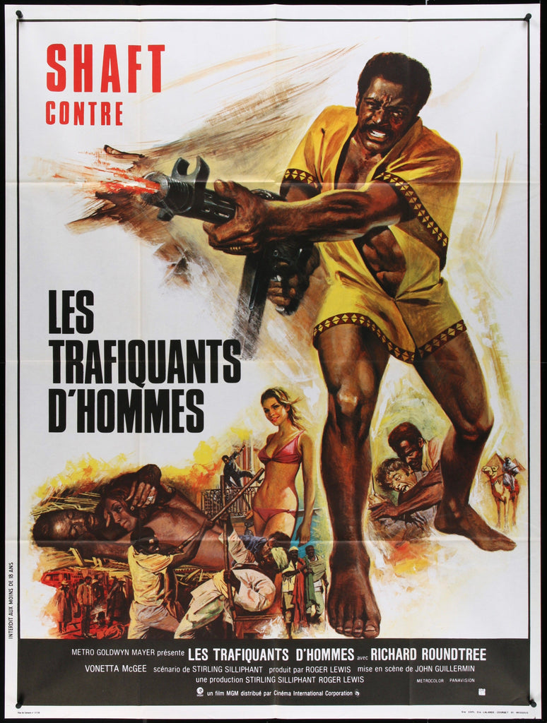 Shaft In Africa Original Vintage Movie Poster