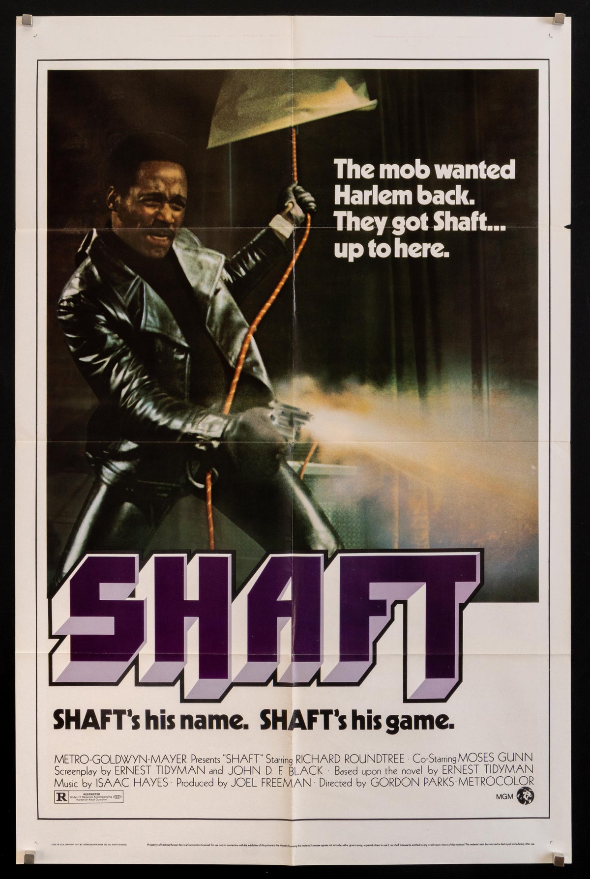 Shaft Original Vintage Movie Poster